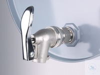 Spigot stainless steel Very sturdy and robust spigot made of stainless steel AISI 304 (1.4301)....