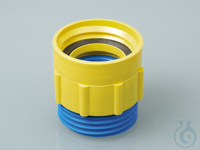 Thread adapter 64mm (BSI) outer-DIN61 inner,yellow Thread adapter 64mm (BSI)...