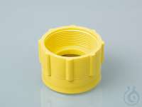 Thread adapter DIN61 inner - 2"BSP inner, yellow Thread adapter DIN61 inner -...