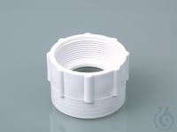 Thread adapter 63mm inner - 2" BSP inner, white Thread adapter 63mm inner -...