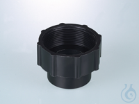 Thread adapter 40mm inner - 2" BSP inner, black Thread adapter 40mm inner -...