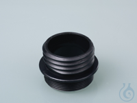 Thread adapter 61mm outer - 2" BSP outer, black Thread adapter 61mm outer -...