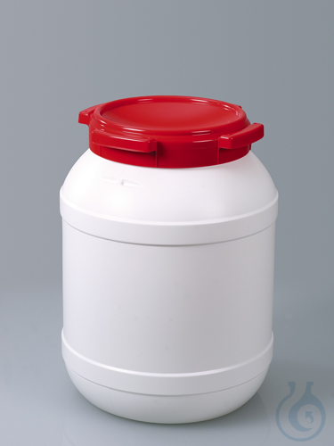 Disposal keg, wide-mouth, HDPE, UN, 26 l, w/ cap