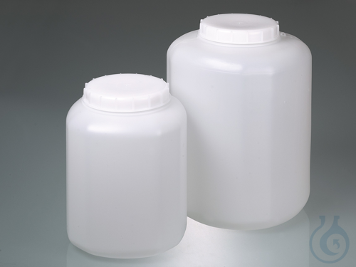 Wide-mouth container, HDPE, 5 l, w/ cap