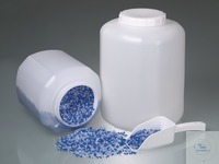 Wide-mouth container, HDPE, 5 l, w/ cap Storage or transport container made of HDPE. For liquids,...