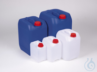 Jerrycan, HDPE transparent, UN, DIN45, 2,5l, w/cap Canister for storage or transport. Canister...