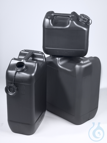 Electr. conductive canister, HDPE, UN, 10l, w/ cap