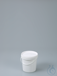 Verpackungseimer, PP weiß, 1 l, mit Deckel Verpackungseimer für Transport, Verpackung und...