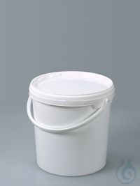 Verpackungseimer, PP weiß, 10 l, mit Deckel Verpackungseimer für Transport, Verpackung und...