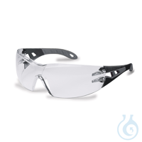 SchutzbrilleStyle,wrap-around Scheibe, gra/schwa. Die randlose Schutzbrille Style mit anatomisch...