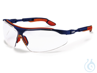 Schutzbrille Sport, blau/orange