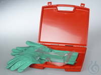 SafetyBox (Panoramaschutzbrille u. Schutzhandsch.) Schutzhandschuhe aus Nitril sind äußerst...