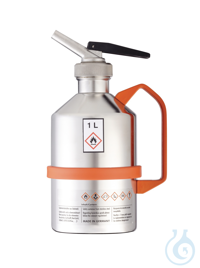 Sicherheits-Kanne V4A, Dosierer u. Überdruckv., 1l Für sicheres Abfüllen und Dosieren kleinerer...