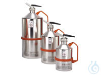 Safety can V4A, dosage spout, relief valve, 1 l For safe metering and handling of smaller amounts...