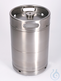 Sicherheitsbehälter V2A, Schraubkappe u. ÜV, 50 l Sicherheitsbehälter aus Edelstahl mit...