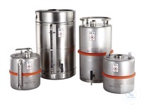 Safety storage cont., V4A, tab, relief valve, 10 l Safety containers for transport and storage...