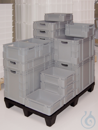 Storage and stacking container, 400x300x220mm, 23l