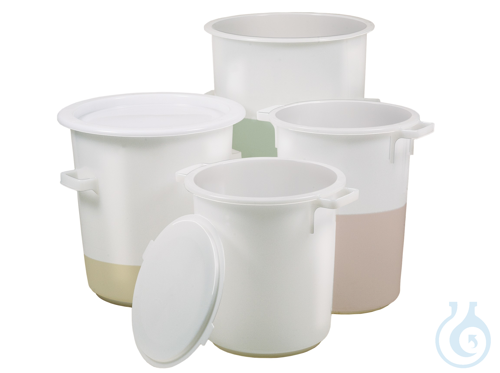 Tub round, HDPE, strong edge, carrying handles,40l