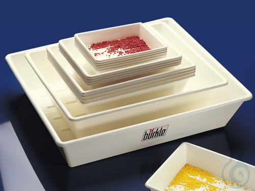 Laboratory trays/spill throughs set (4pcs.0,5-10l)