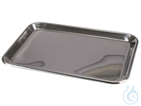 Bandeja acero inoxidable, AISI 304, 300x200x20 mm Bandeja acero inoxidable,...