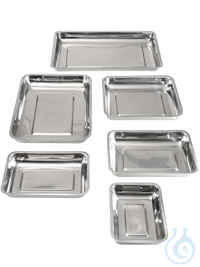 6Artículos como: Bandeja acero inoxidable, perfil bajo,150x100x40mm Bandeja acero inoxidable,...