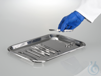 4Artículos como: Tray stainless steel, AISI 304, 280 x 180 x 20 mm Instruments, labware or...