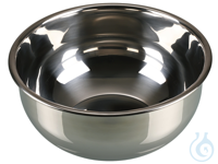 Mixing bowl/laboratory bowl, round, AISI304, 2500 ml This round, stainless...