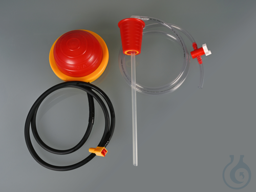 OTAL Fusspumpe Schlauch &amp; Hahn, PP/PVC, Roh...