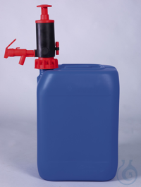 PumpMaster non-aggressive liquids, PP/EPDM, red PumpMaster, canister and barrel pump for...