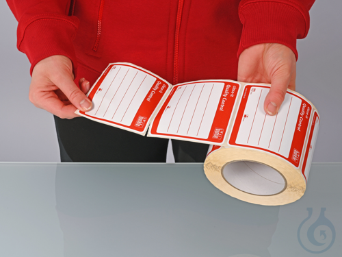 close-it control seal, 95x95 mm, red