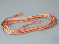 3Artikelen als: Koperen kabel voor staalnamesysteem EX met lussen 25 m Voor dompelflessen en...