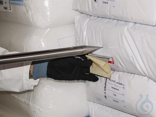 Uno-Sammler, V4A/PTFE, 150 cm, 1 Kammer 17 ml Vol.