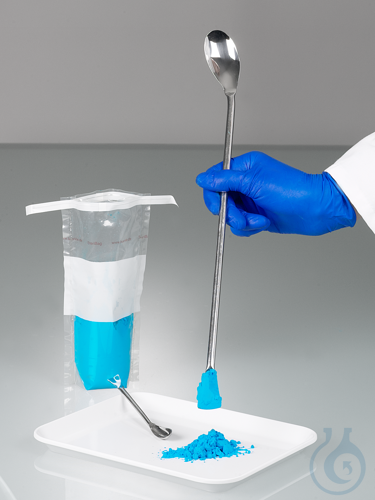 Proben-Loeffel, V2A, 150 mm, 2 ml, autoklavierbar