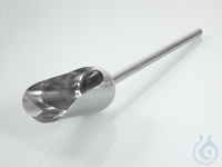 PharmaScoop, V4A, 1000ml, Länge 235mm, Griff 600mm Der lange Griff der Probenschaufel ermöglicht...