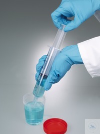 SteriPlast syringe, sterile, PP, 100 ml volume The syringe is used to take sterile samples and...
