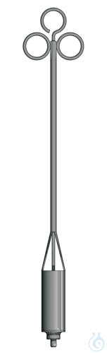 Fluessigkeits-Sammler, Daumenoeffnung, V4A, 50 ml