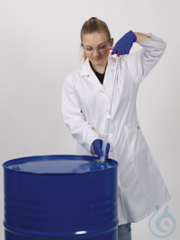 Sample collector for viscous substances PP transparent, length 600 mm, Ø 32 mm  Sampler...