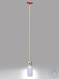 ChemoSampler, PP, grau, 1000 ml, 100 cm Die Probe fließt direkt in die aufgeschraubte...