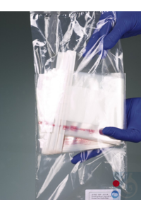 Sampling bag SteriBag cleanroom, 1650ml, 305x178mm The sampling bag SteriBag Cleanroom with...