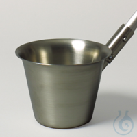 Stainless steel beaker, V2A, 1000 ml, TeleScoop Beaker with scraper, contents 1000 ml. Ideal for...