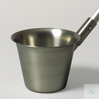Stainless steel beaker, V2A, 1000 ml, TeleScoop Beaker with scraper, contents 1000 ml. Ideal for...