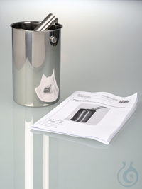 Bécher sur balancier, AISI304, contenance 1000 ml