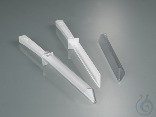 Spatel LaboPlast, Einweg, PS, 150 mm, mit Huelse