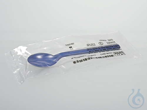 Detektierbarer Loeffel, blau, PS, steril, 2,5 ml