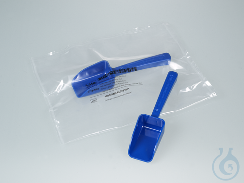 Lebensmittelschaufel, blau, PS, steril, 25 ml