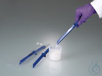 Spatel für Lebensmittel, blau, PS, steril, 150 mm Der Spatel für Lebensmittel SteriPlast® aus...