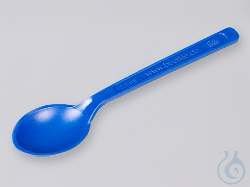 Löffel für Lebensmittel, blau