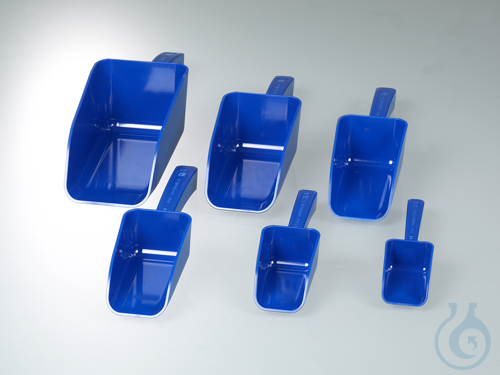 Lebensmittelschaufel, blau, PS, steril, 250 ml