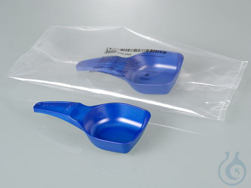 Messloeffel 25 ml, PS, blau detektierbar, steril