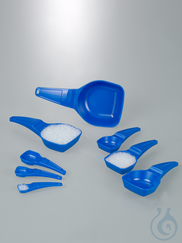 Messloeffel 10 ml, PS, blau, steril
